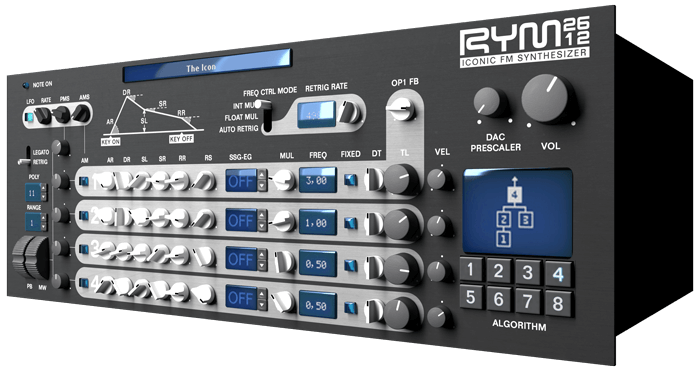 RYM2612 Iconic FM Synthesizer “Synth of Rage”